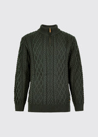 Pull 1/4 zip Henihan - Olive