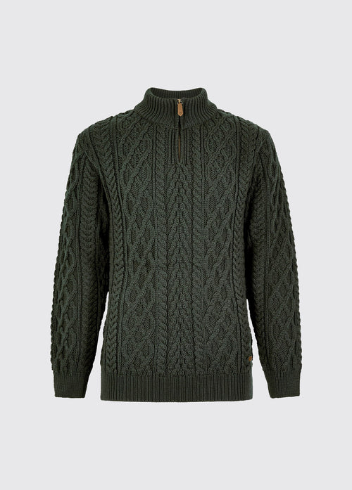 Pull 1/4 zip Henihan - Olive
