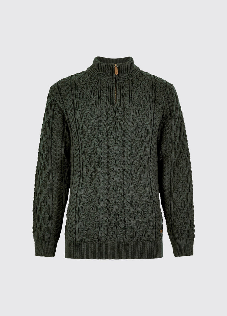 Pull 1/4 zip Henihan - Olive