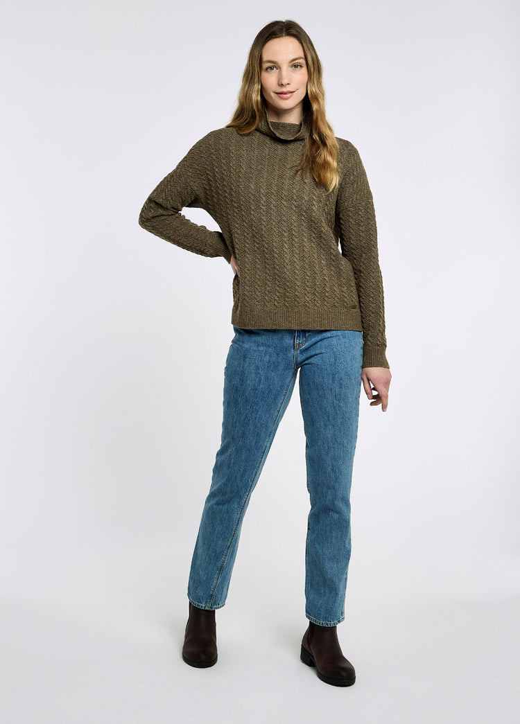 Pull torsadé Hopkins - Dusky Green