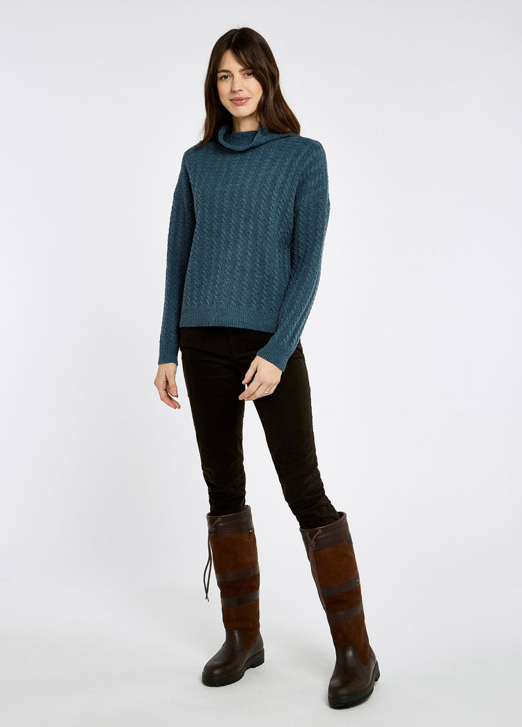 Pull torsadé Hopkins - Indigo