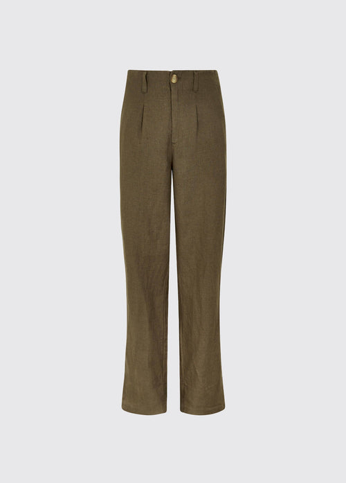 Pantalon en lin Kelby - Khaki