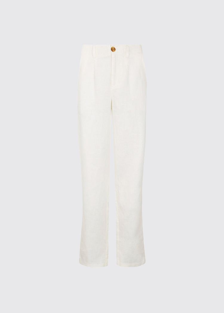 Pantalon en lin Kelby - White