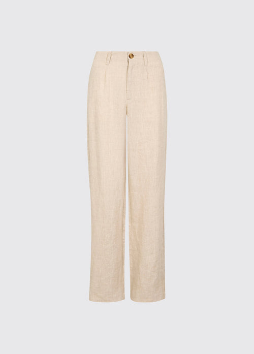 Pantalon en lin Kelby - Oatmeal