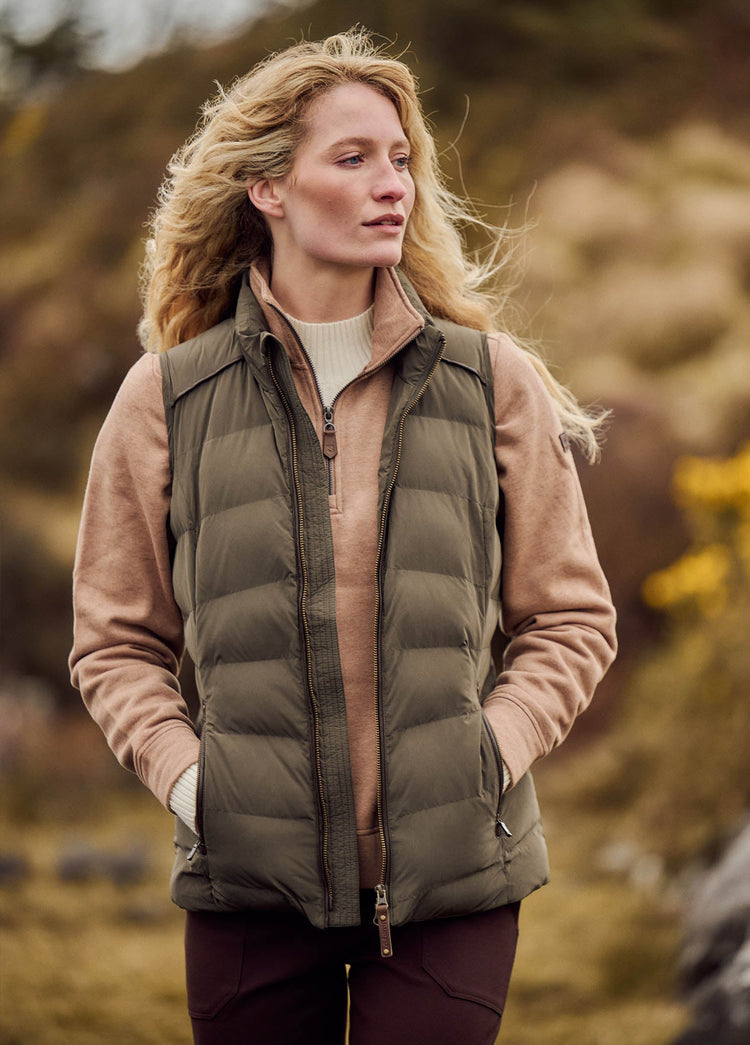 Gilet matelassé Kilcarey - Olive