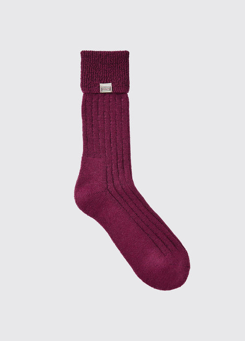 Chaussettes en alpaga de Holycross - Currant