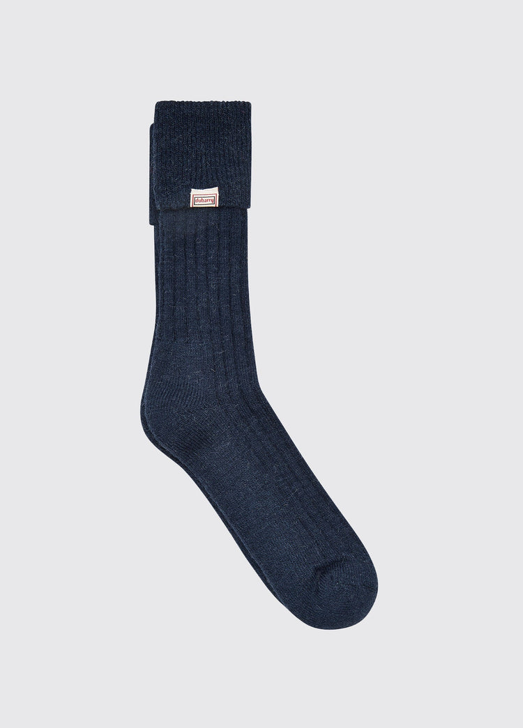 Chaussettes en alpaga de Holycross - Navy