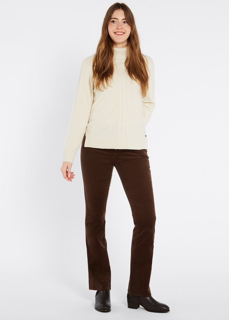 Jean bootcut Elderflower Femme - Mocha