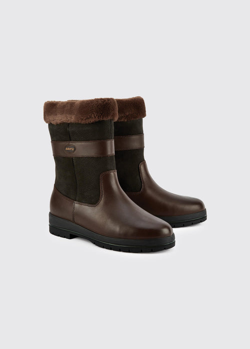 Bottes courtes fourées Foxrock - Black/Brown