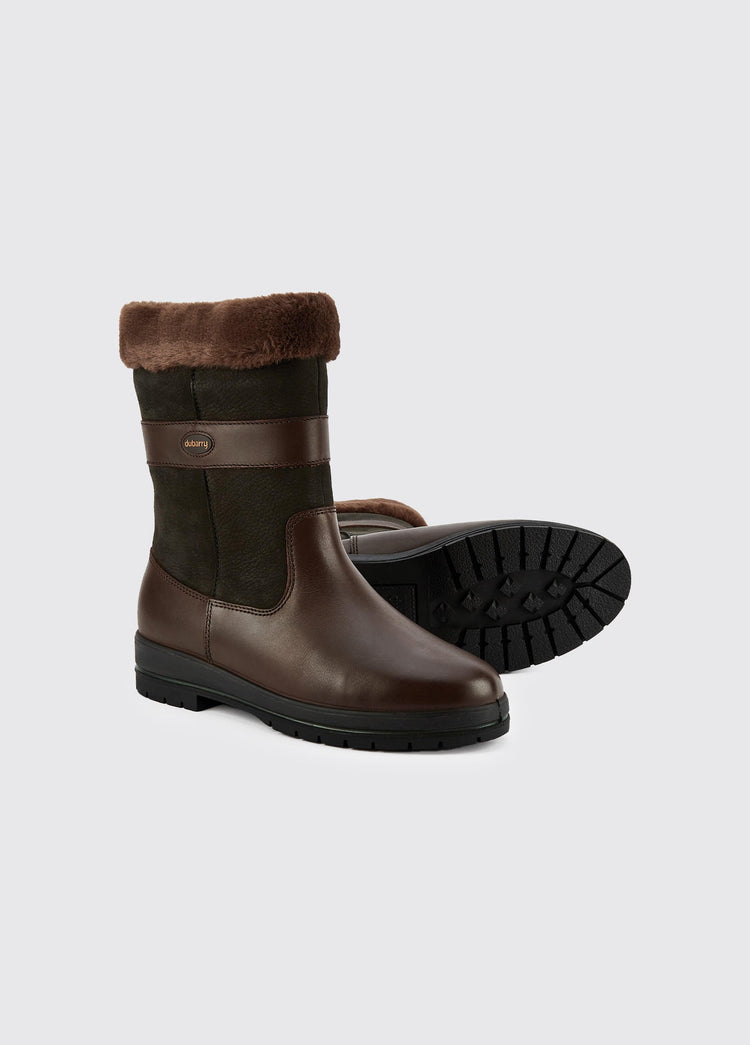 Bottes courtes fourées Foxrock - Black/Brown