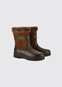 Bottes courtes fourées Foxrock - Walnut