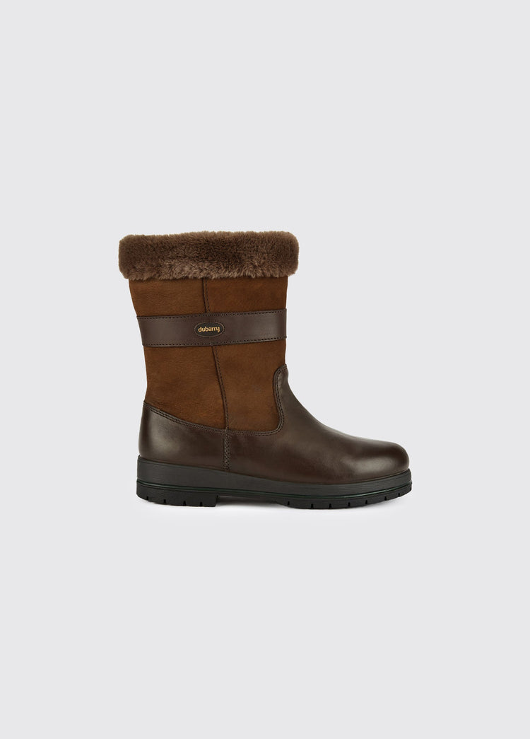 Bottes courtes fourées Foxrock - Walnut