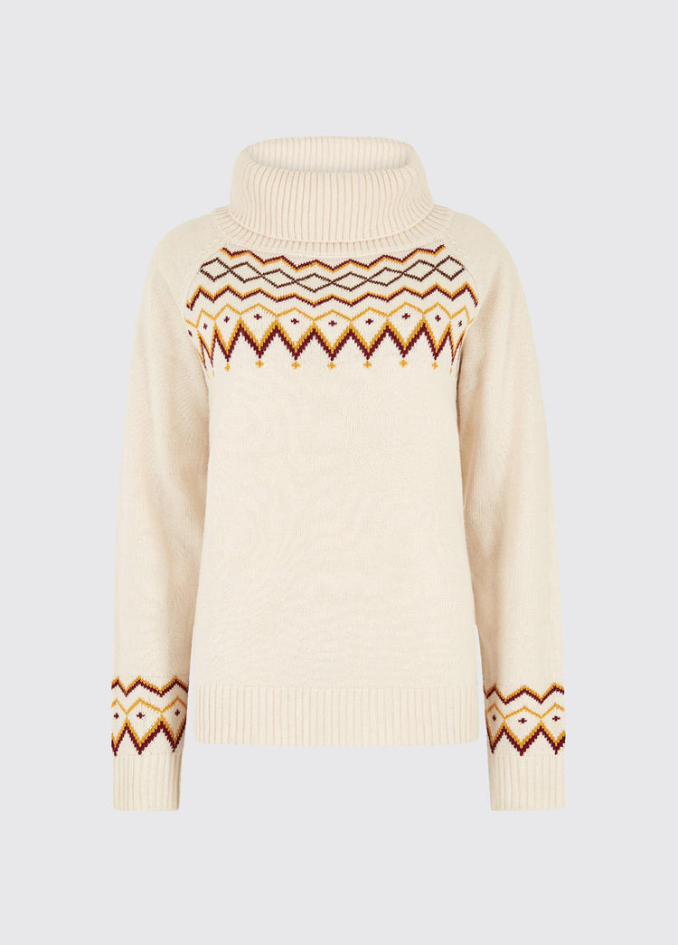 Riverstown Fair Isle Sweater - Chalk