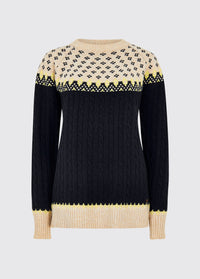 Pull Fair Isle Thornfield Femme - Navy