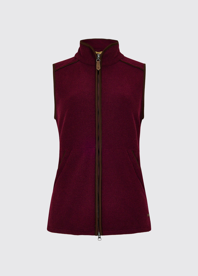 Gilet polaire Carbury Femme - Ox Blood