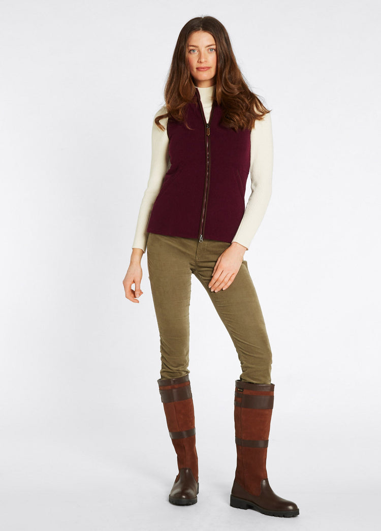 Gilet polaire Carbury Femme - Ox Blood