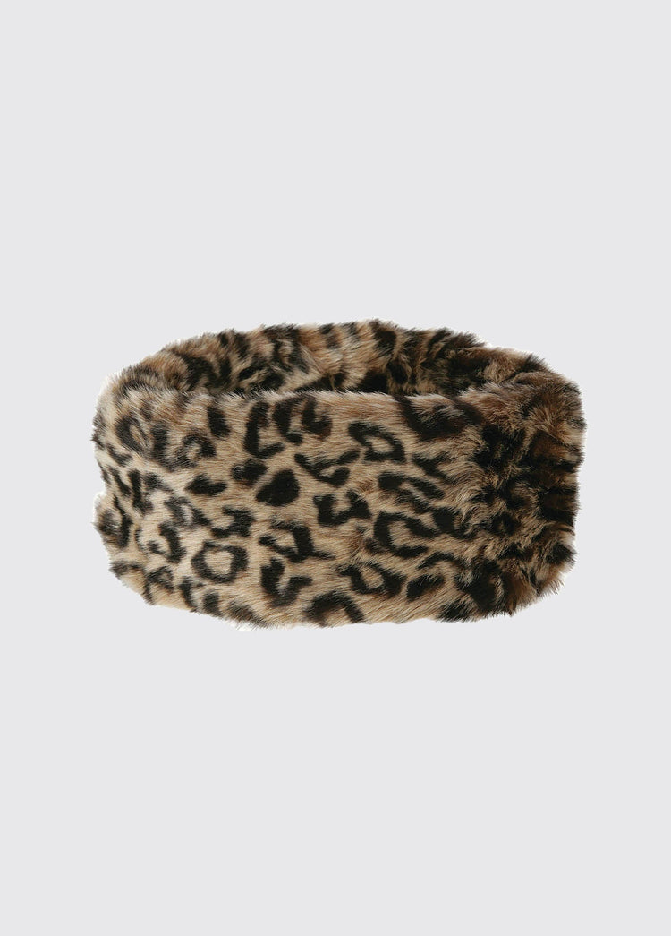 Bandeau en fourrure synthétique -  Leopard