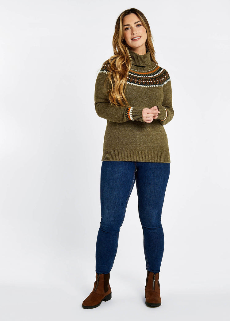 Pull en maille Riverdale - Dusky Green