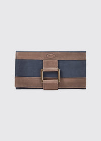 Porte-monnaie en cuir Dunbrody- Navy/Brown