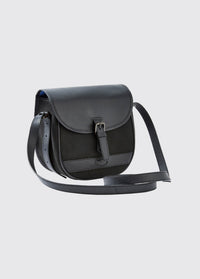 Sac de selle en cuir Clara








 -  Black