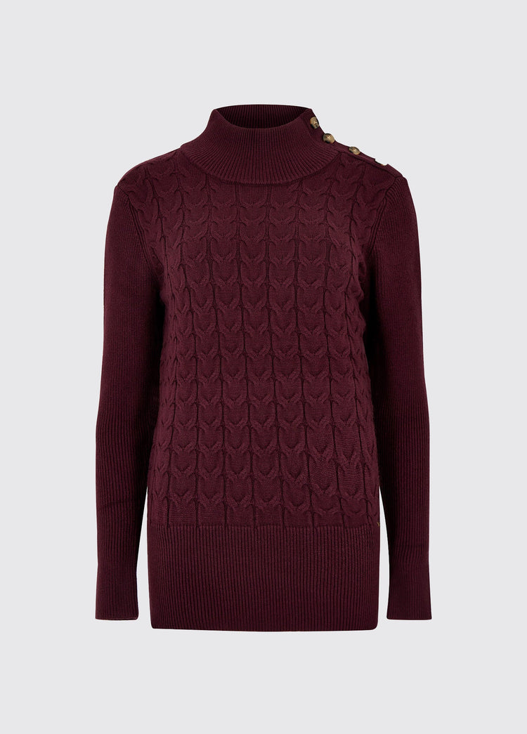 Pull Claremont Femme - Ox Blood