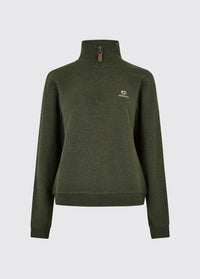 Sweat-shirt à quart de zip Castlemartyr - Olive