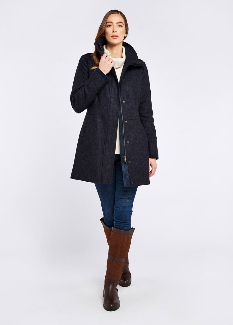 Manteau en Tweed Hedgerow -  Navy