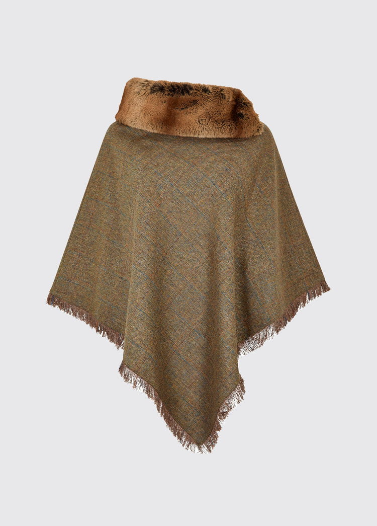 Poncho en tweed  Silverfir Femm - Burren