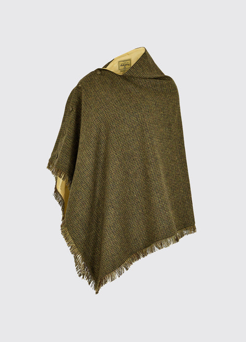 Poncho en Tweed Hazelwood - Heath