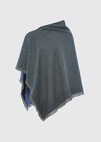 Poncho en Tweed Hazelwood - Mist