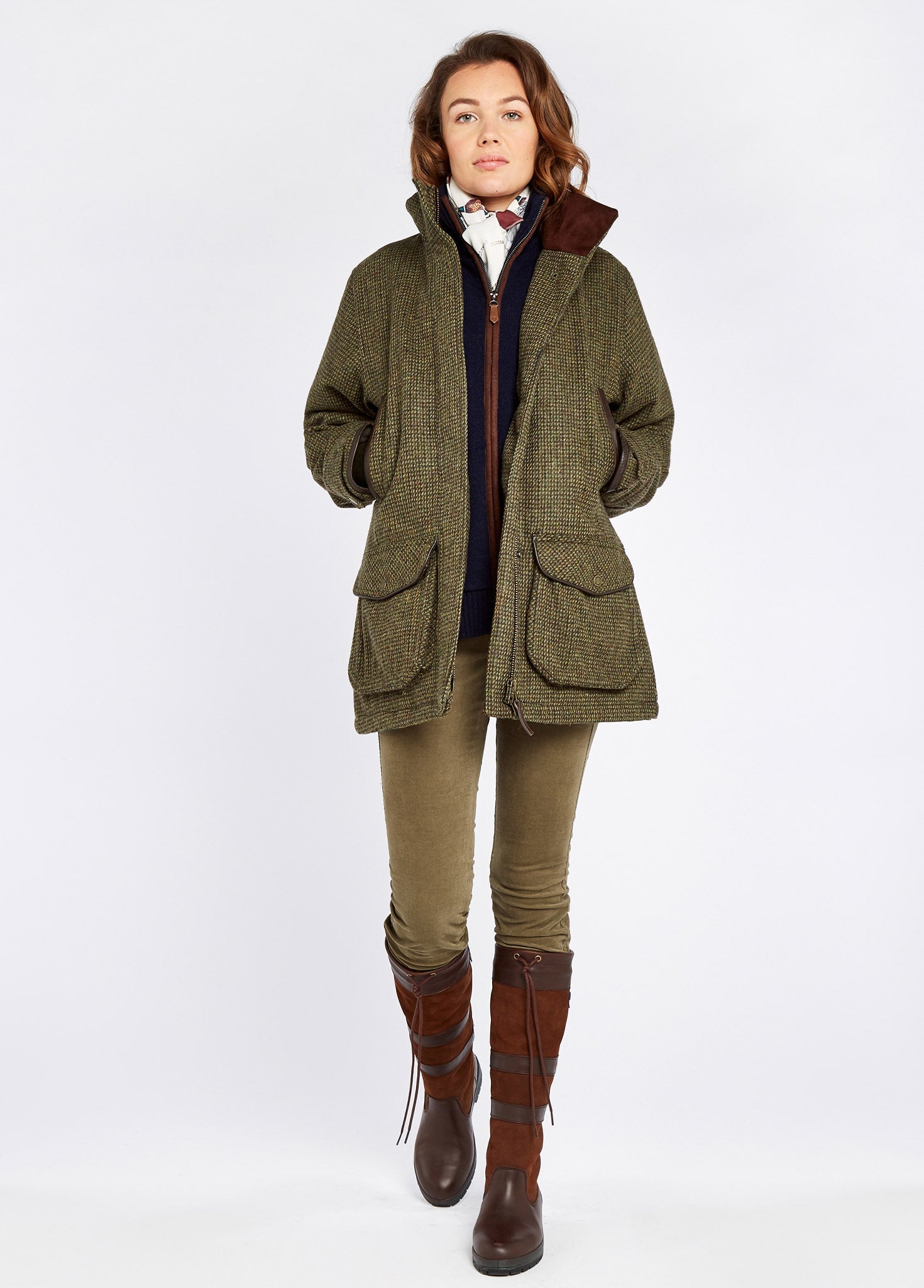 Veste de chasse en tweed Ballynahinch Heath - Main Image