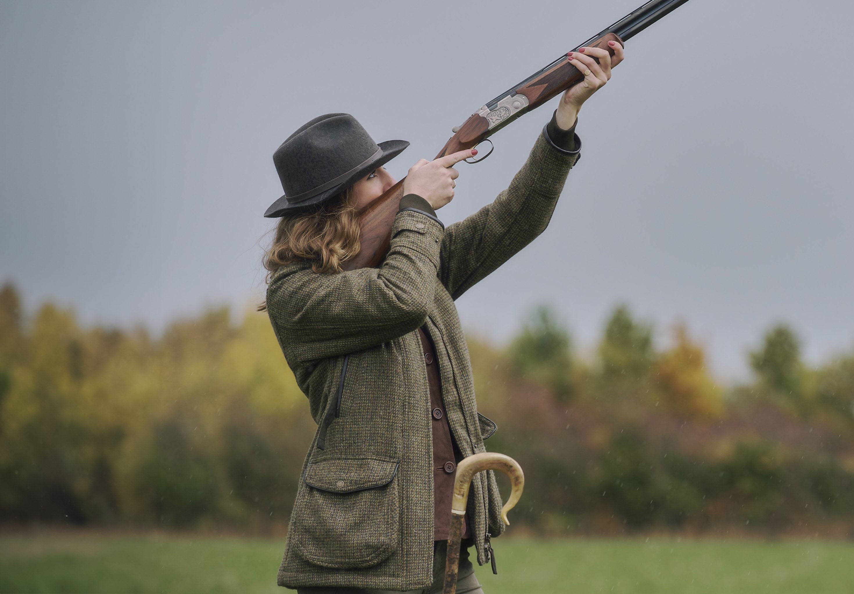 Veste de chasse en tweed Ballynahinch Heath