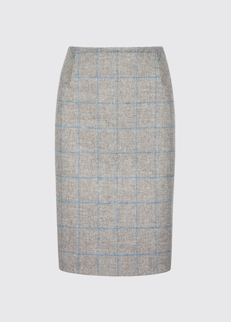 Fern Tweed Skirt - Shale