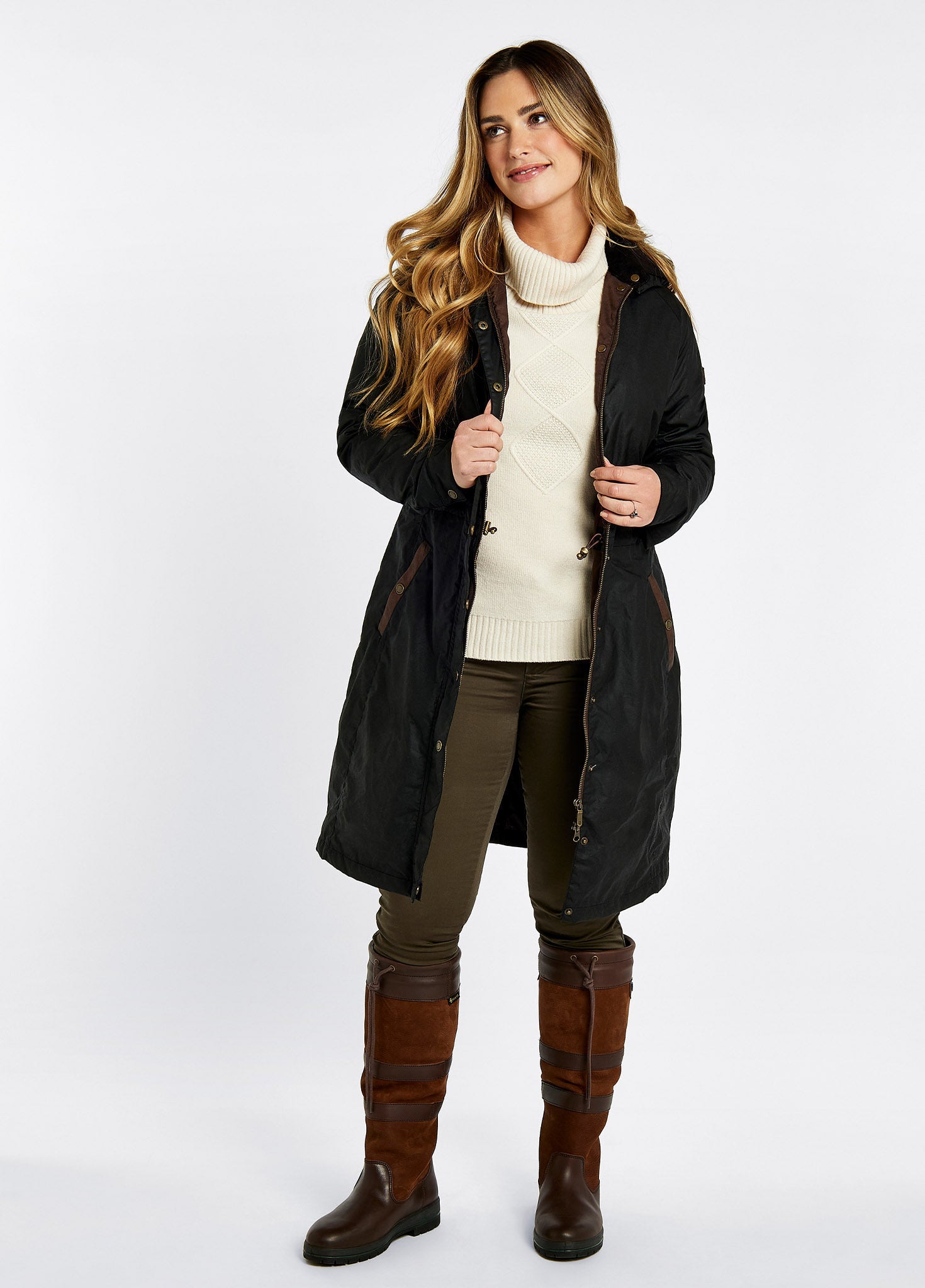 Veste coton ciré marron - tigers eye1 Selected | La Redoute Veste coton ciré marron - tigers eye1 Selected | La Redoute