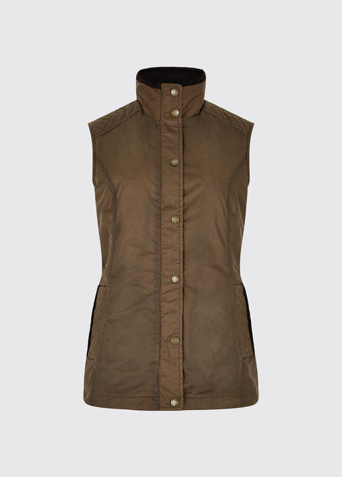 Gilet en coton ciré Pakenham pour femme - Ginger