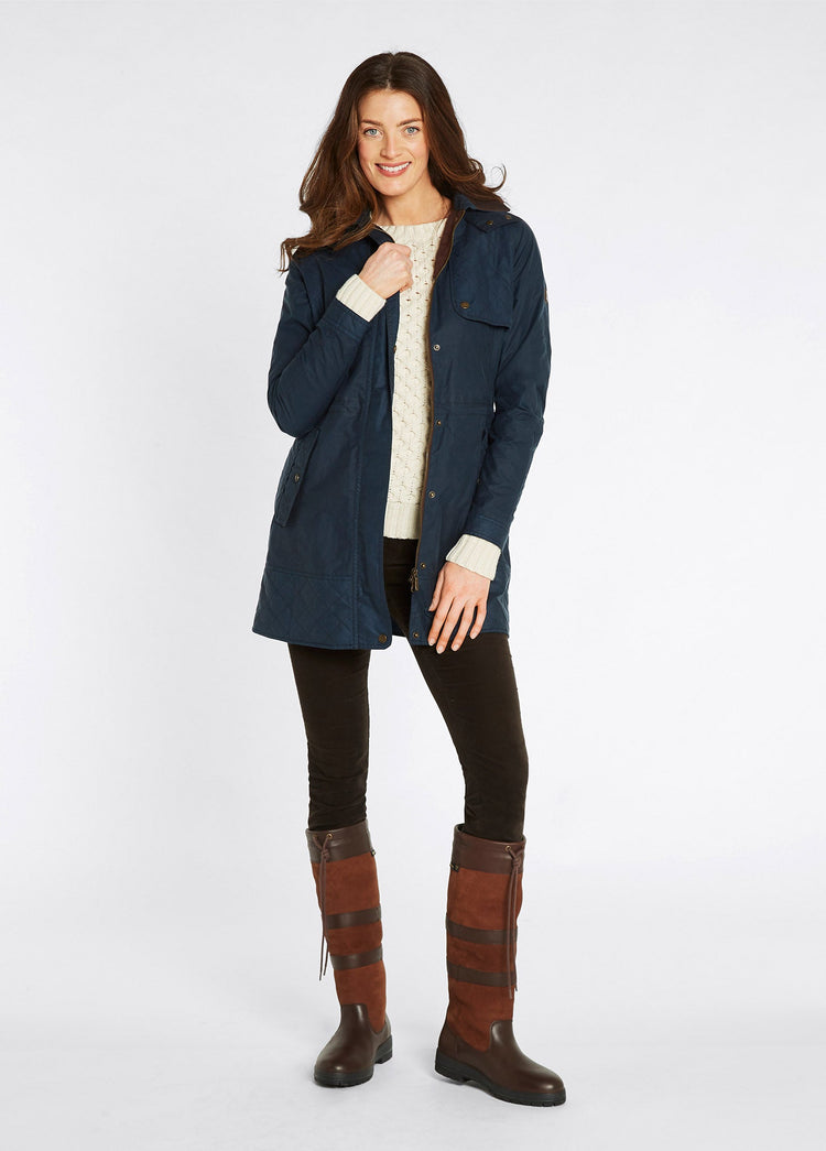 Manteau ciré Radford Femme - Storm Blue