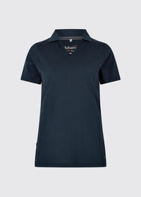 Polo à col en V pour femmes Séville - Navy