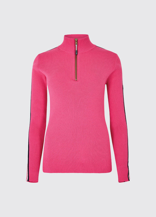 Pull à col zippé Killglass - Cerise