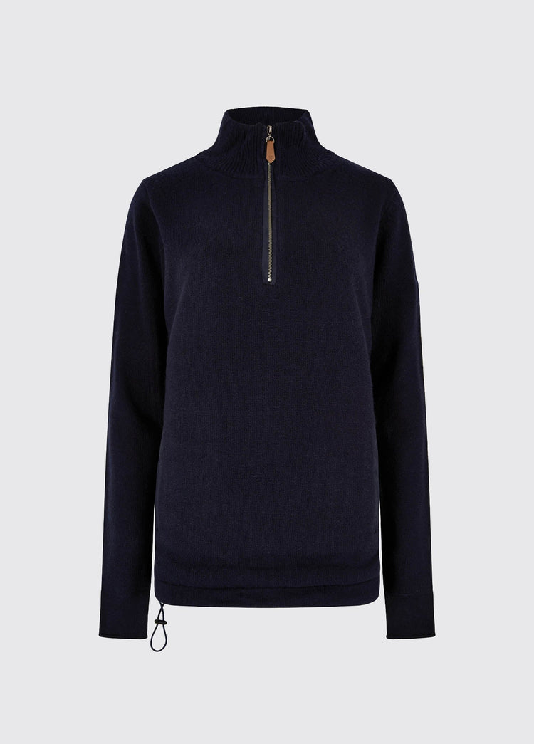 Pull à col zippé Morrisey pour femmer - Navy