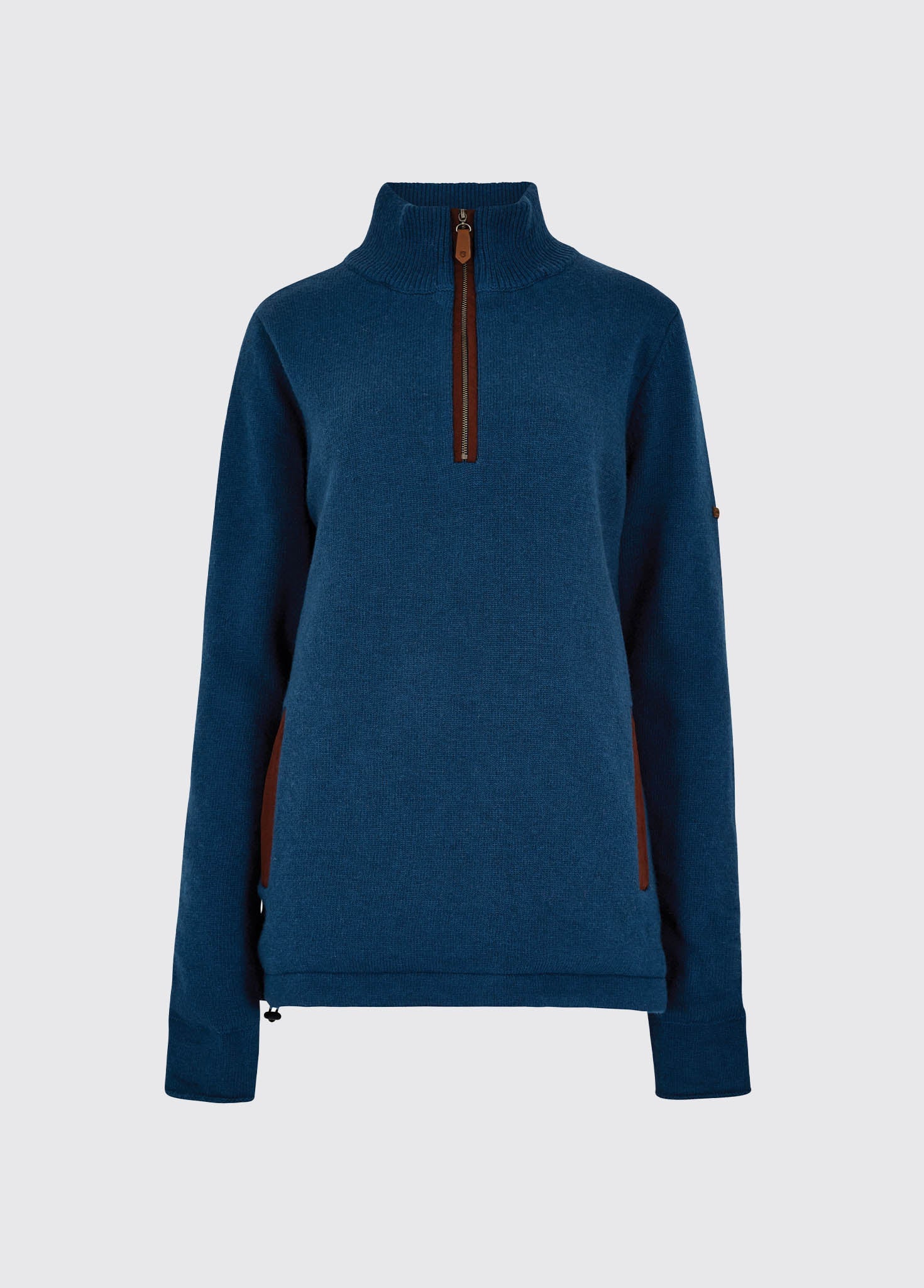 Pull à col zippé Morrisey pour femmer - Peacock Blue Pull à col zippé Morrisey pour femmer - Peacock Blue