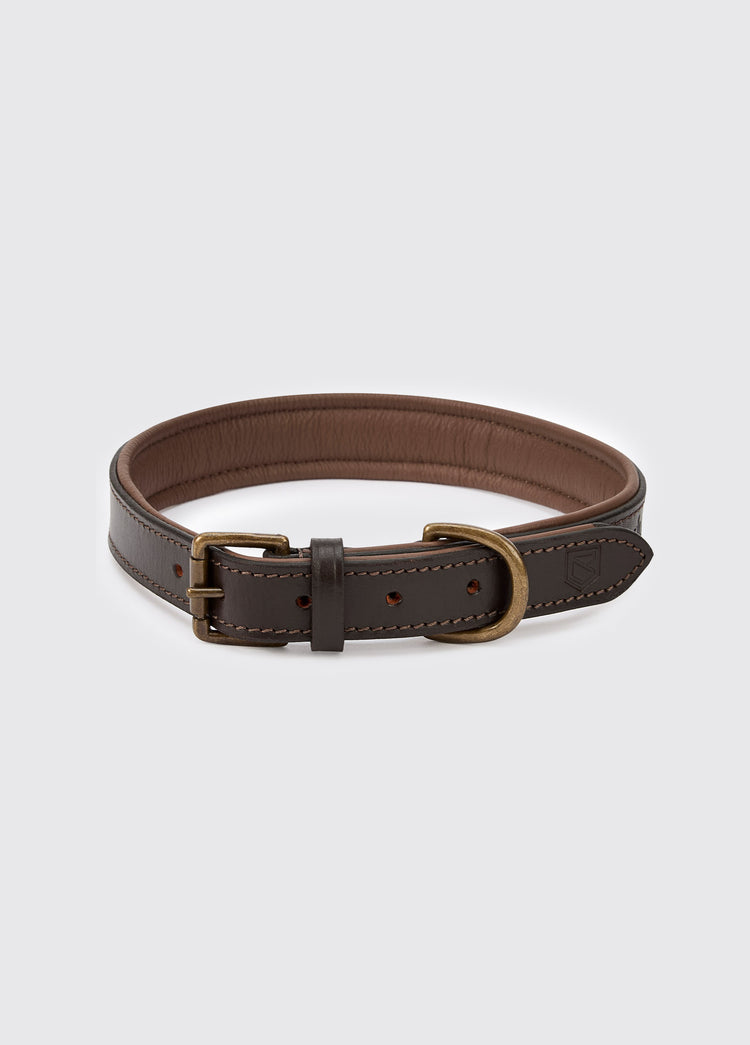 AXEL Collier pour chien en cuir - Mahogany