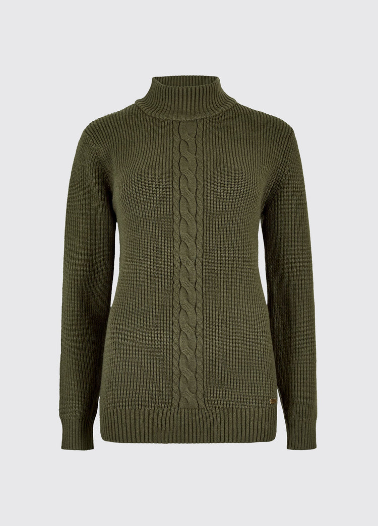 Pull à col montant Lennon - Dusky Green