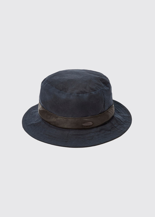 Chapeau en coton ciré Rossmore - Navy