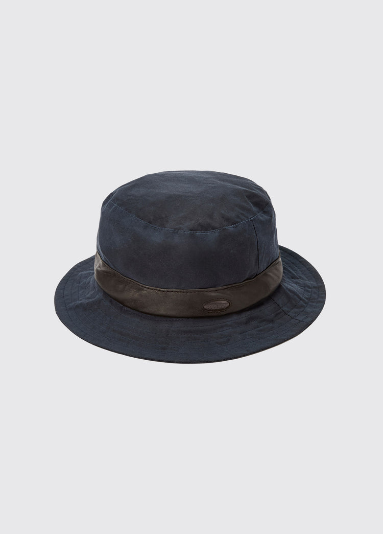 Chapeau en coton ciré Rossmore - Navy