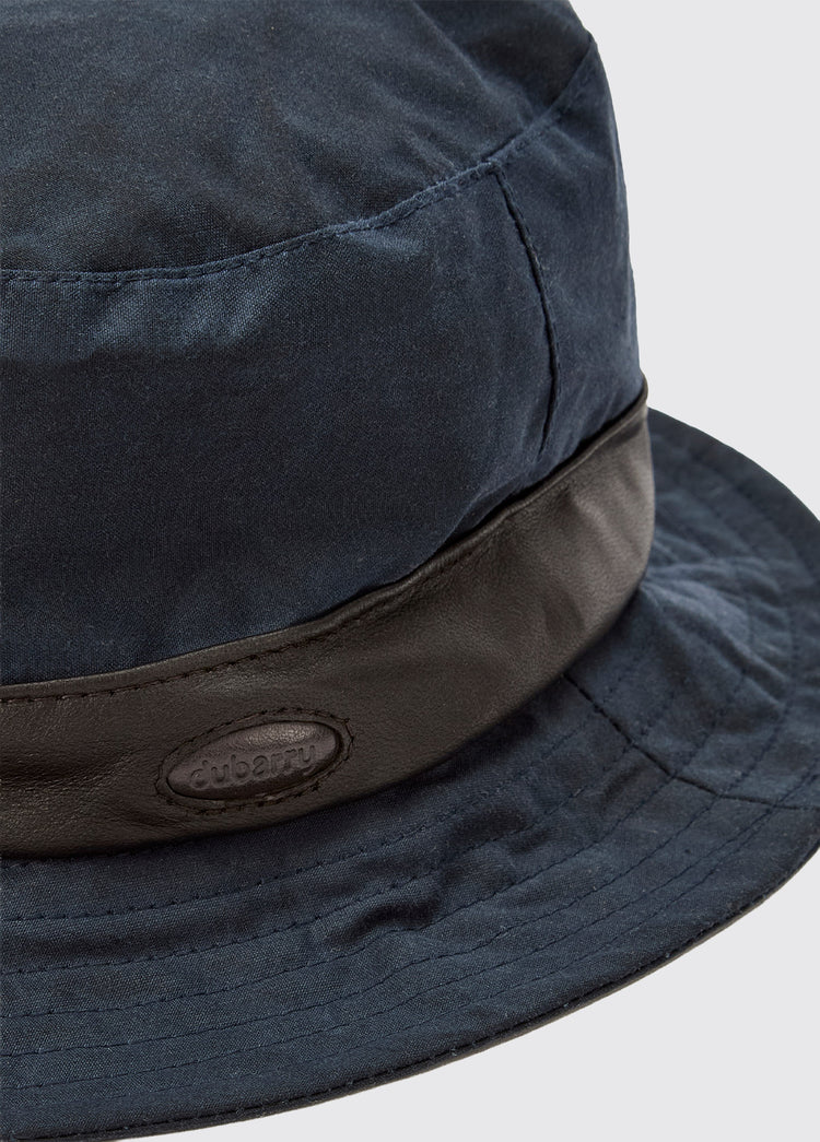 Chapeau en coton ciré Rossmore - Navy