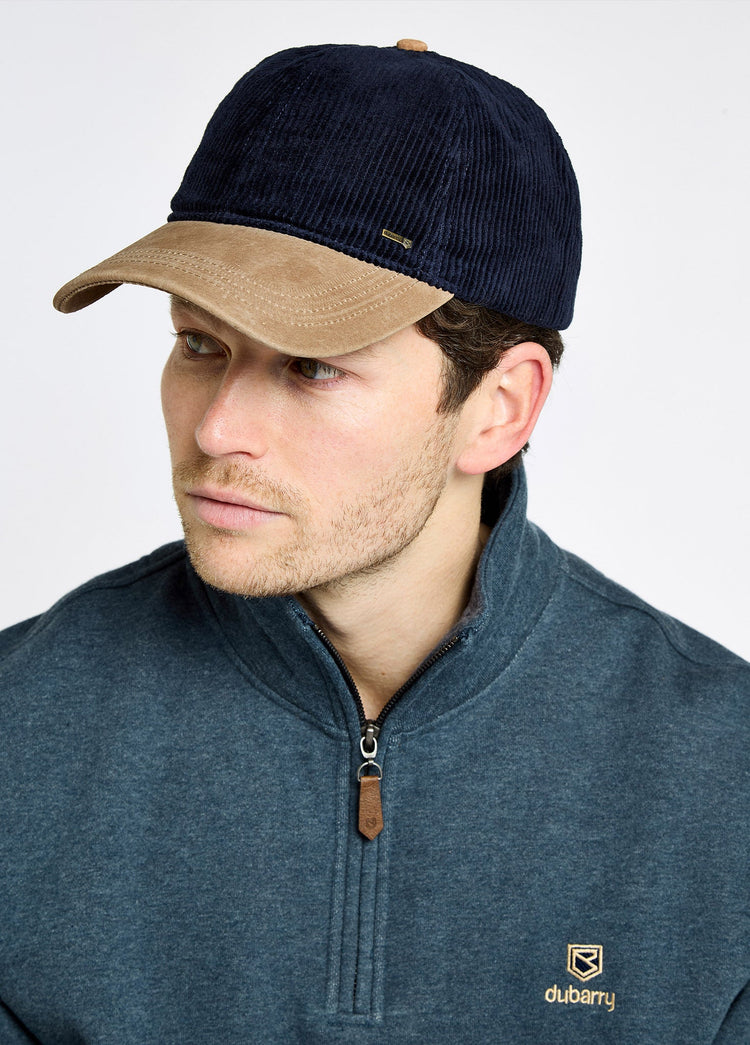 Casquette baseball en velours côtelé Marino - Navy