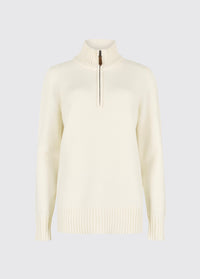 Pull à col zippé Markham - Chalk