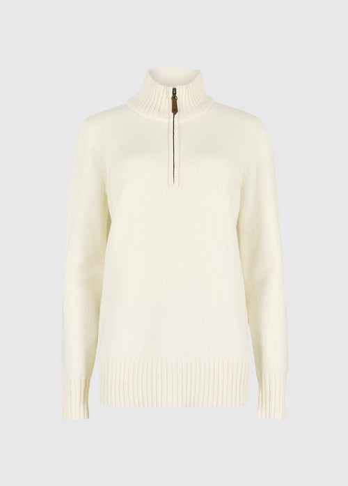 Pull à col zippé Markham - Chalk