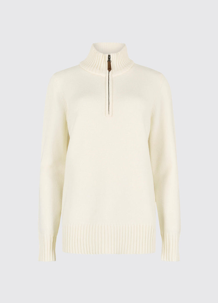 Pull à col zippé Markham - Chalk