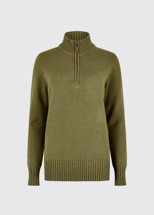 Pull à col zippé Markham - Dusky Green